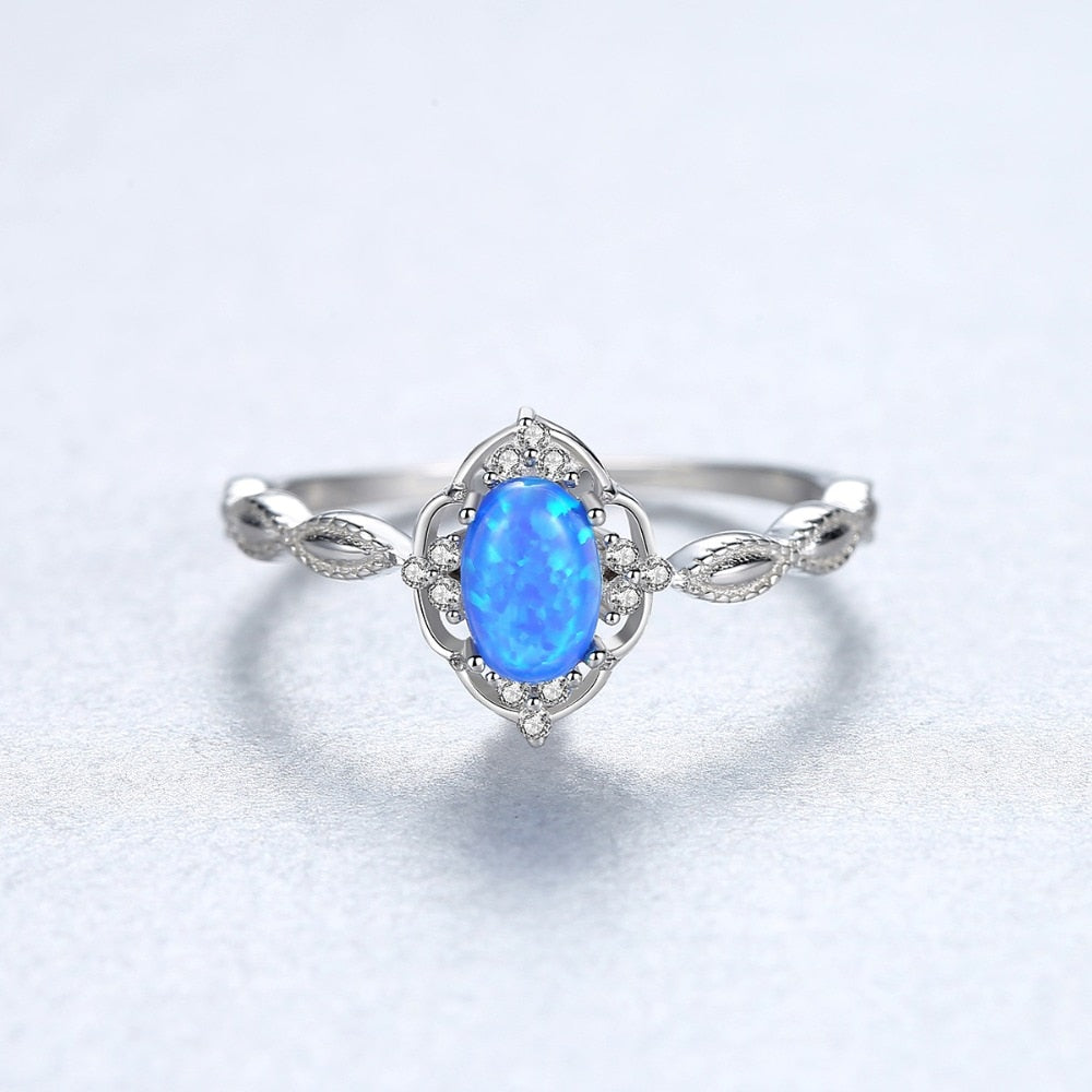 Peris Gems Sterling Silver Opal Birdal Rings for Women | Gold Engagement Rings Sterling Silver Opal Birdal Rings for Women Engagement Rings SHEIN Amazon Temu