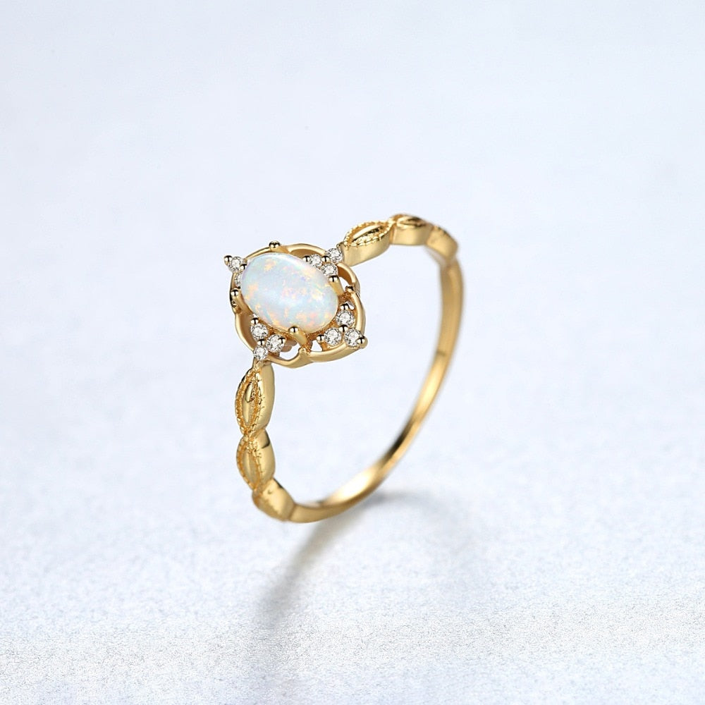 Peris Gems Sterling Silver Opal Birdal Rings for Women | Gold Engagement Rings Sterling Silver Opal Birdal Rings for Women Engagement Rings SHEIN Amazon Temu
