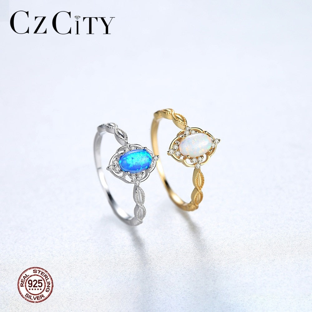 Peris Gems Sterling Silver Opal Birdal Rings for Women | Gold Engagement Rings Sterling Silver Opal Birdal Rings for Women Engagement Rings SHEIN Amazon Temu