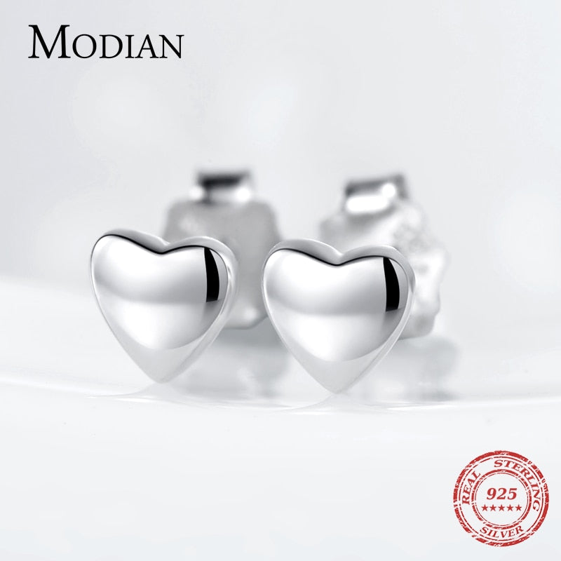 Peris Gems Sterling Silver Small Hearts Stud Earrings for Women | Silver Gold Earrings for Women SHEIN Amazon Temu