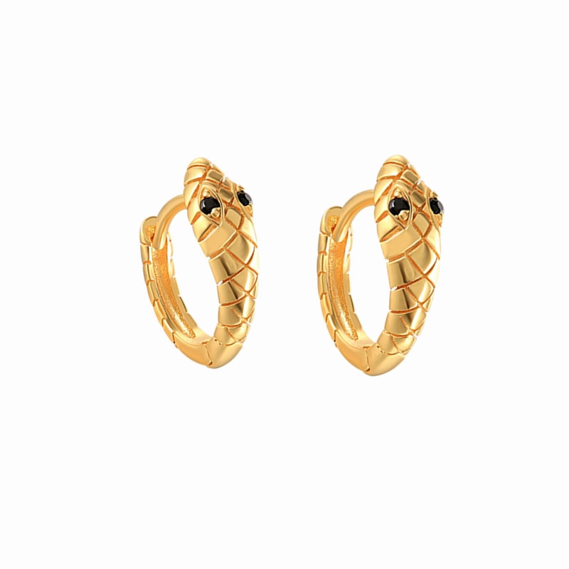 Peris Gems Sterling Silver Snake Circle Earrings for Women | Snake Hoop Earrings Sterling Silver Snake Circle Earrings for Women Hoop Earring SHEIN Amazon Temu