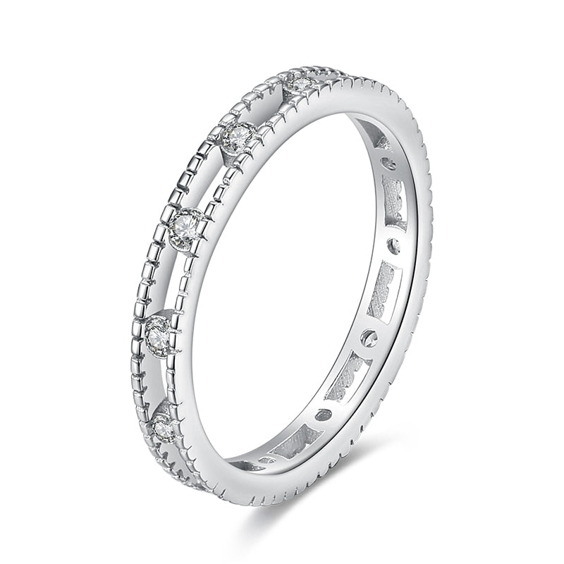 Peris Gems Sterling Silver Stacked Rings for Women | 925 Gold Diamond Rings Sterling Silver Stacked Rings for Women | 925 Gold Diamond SHEIN Amazon Temu