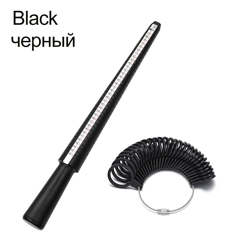 Peris Gems stick-Black Ring Sizer Mandrel Stick | Finger Gauge Ring Sizer SHEIN Amazon Temu