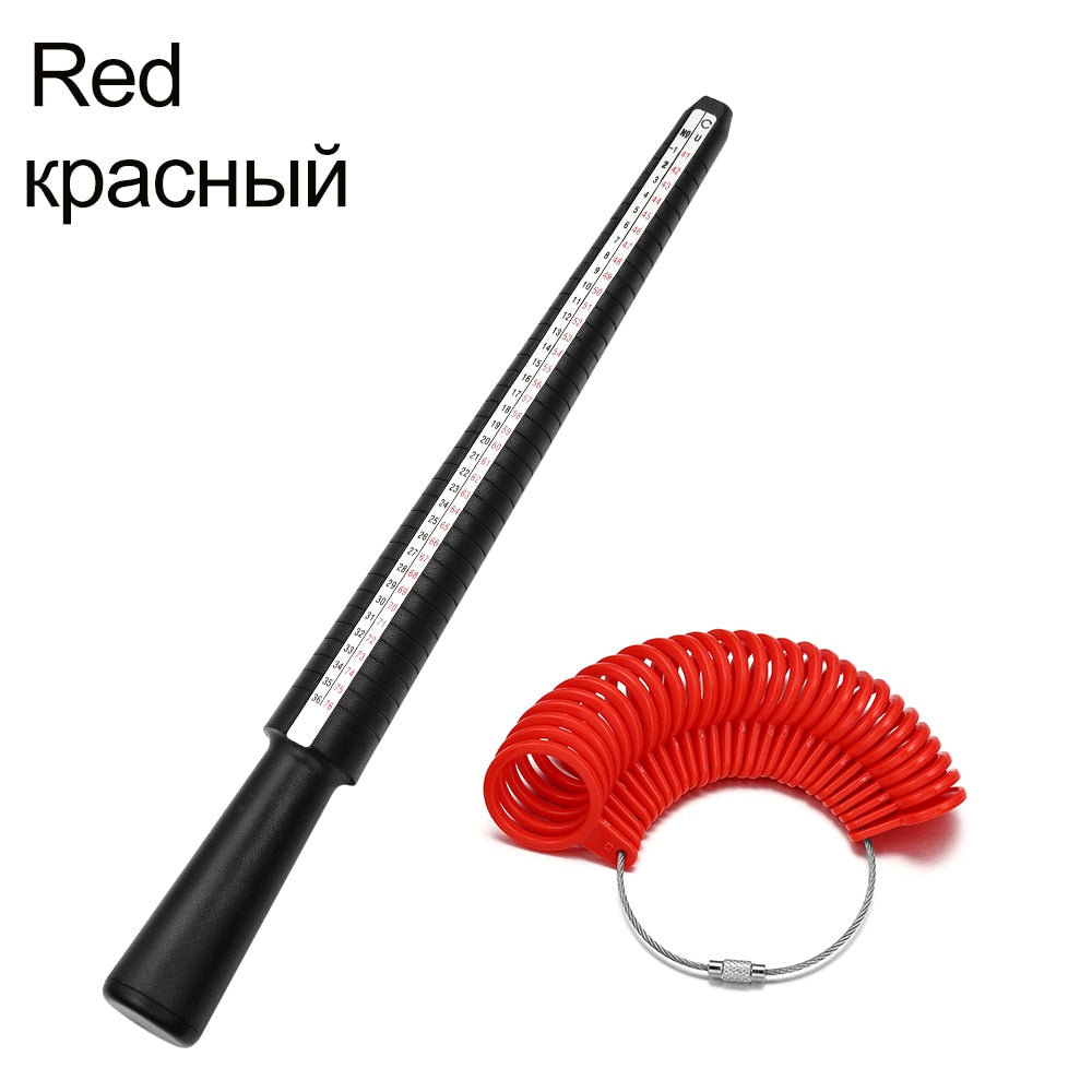 Peris Gems stick- Red Ring Sizer Mandrel Stick | Finger Gauge Ring Sizer SHEIN Amazon Temu