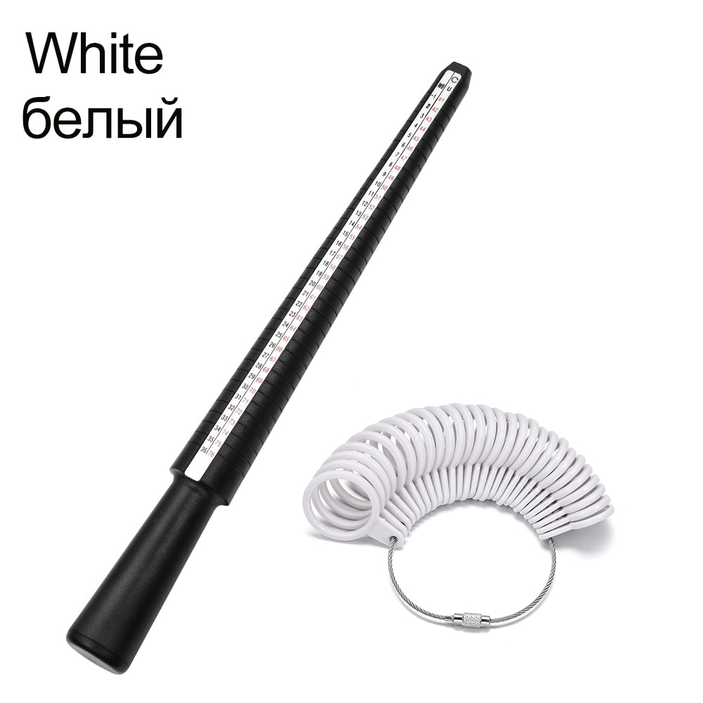 Peris Gems stick-White Ring Sizer Mandrel Stick | Finger Gauge Ring Sizer SHEIN Amazon Temu