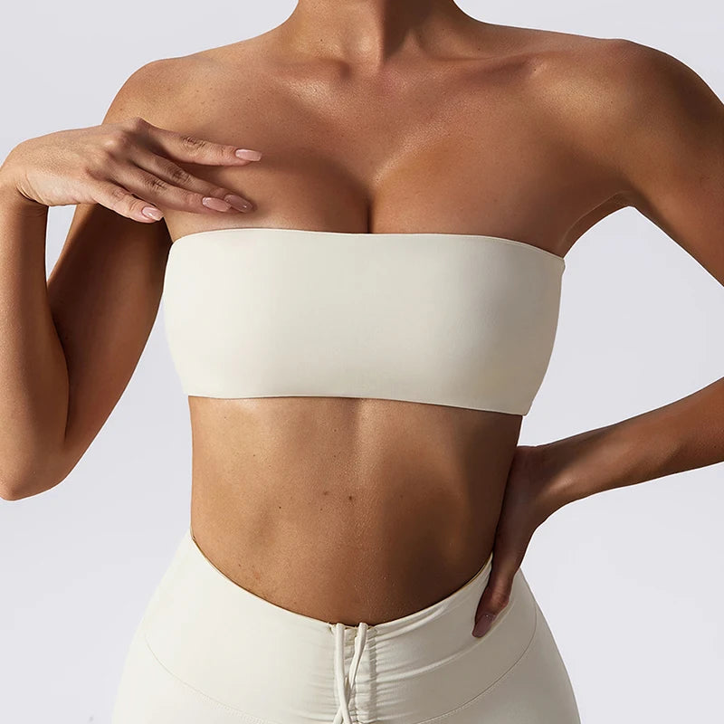 Peris Gems Strapless Sports Bra Gym Top Women Quick-Drying Yoga Clothes Women Tube Top Fitness Chest Wrap Underwear Workout Bra Female Strapless Sports Bra Gym Top Women Quick-Drying Yoga Clothes Women Tube Top Fitness Chest Wrap Underwear Workout Bra Female SHEIN Amazon Temu