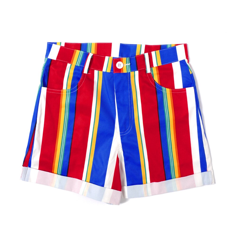 Peris Gems Striped shorts / S Contrast Stripe High Waist Shorts for Women SHEIN Amazon Temu