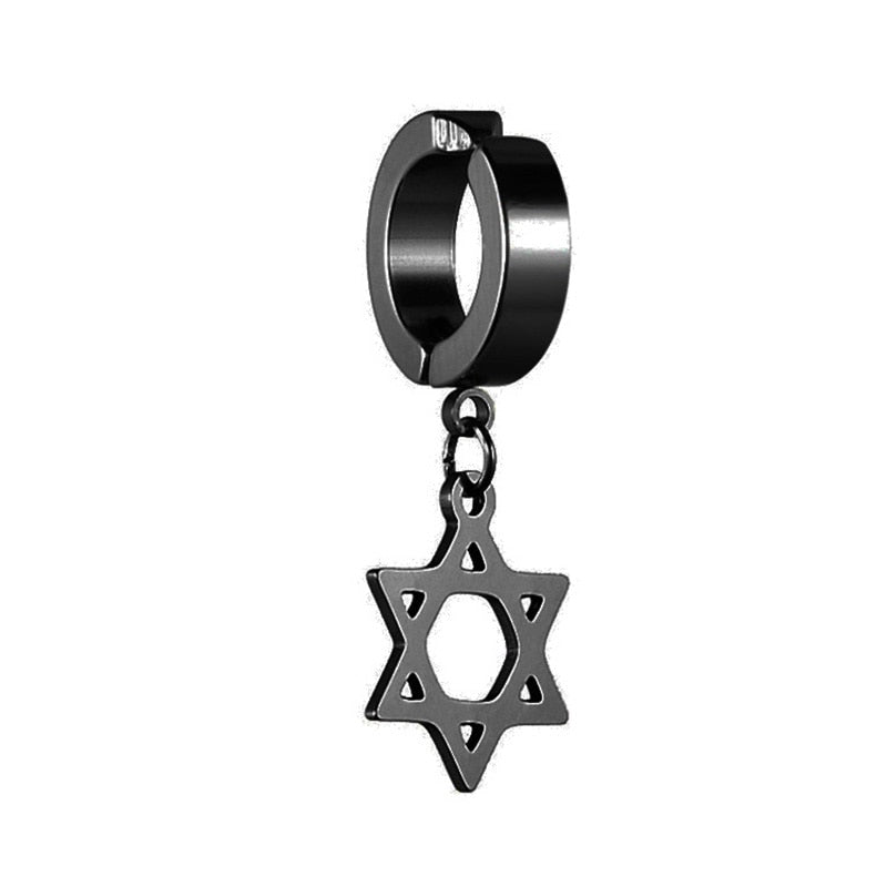 Peris Gems Style 11 Clasp Dangle Earrings for Women | Black Goth Earrings SHEIN Amazon Temu