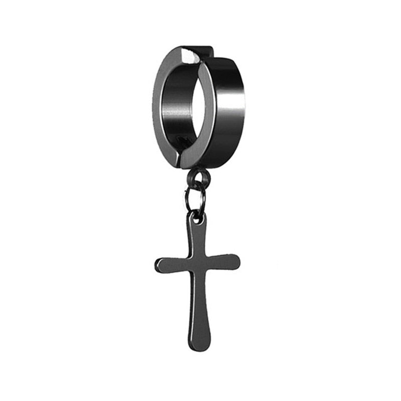 Peris Gems Style 12 Clasp Dangle Earrings for Women | Black Goth Earrings SHEIN Amazon Temu