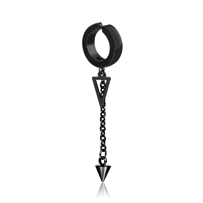 Peris Gems Style 15 Clasp Dangle Earrings for Women | Black Goth Earrings SHEIN Amazon Temu