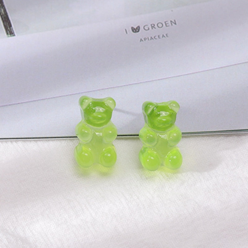 Peris Gems STYLE 156 1 Rainbow Gummy Bear Pendant Necklace for Women | Cartoon Bear Jewelry Rainbow Gummy Bear Pendant Necklace for Women | Cartoon Bear SHEIN Amazon Temu