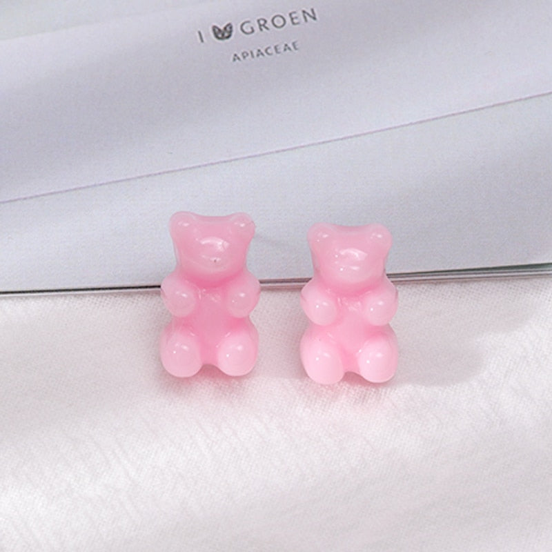 Peris Gems STYLE 156 10 Rainbow Gummy Bear Pendant Necklace for Women | Cartoon Bear Jewelry Rainbow Gummy Bear Pendant Necklace for Women | Cartoon Bear SHEIN Amazon Temu