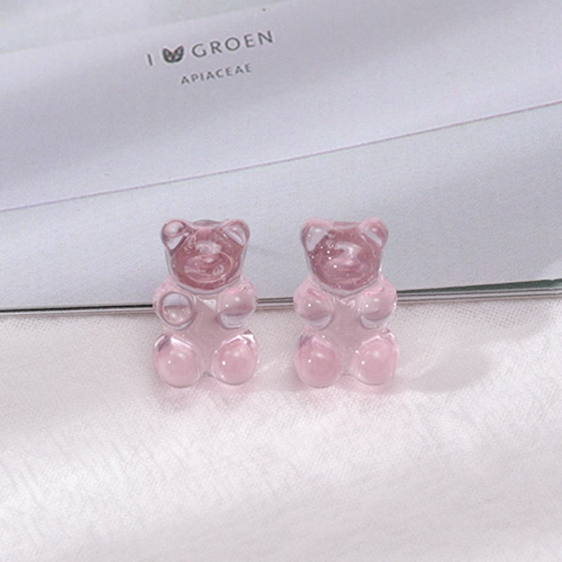 Peris Gems STYLE 156 5 Rainbow Gummy Bear Pendant Necklace for Women | Cartoon Bear Jewelry Rainbow Gummy Bear Pendant Necklace for Women | Cartoon Bear SHEIN Amazon Temu