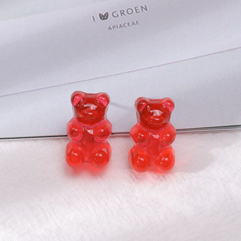 Peris Gems STYLE 156 6 Rainbow Gummy Bear Pendant Necklace for Women | Cartoon Bear Jewelry Rainbow Gummy Bear Pendant Necklace for Women | Cartoon Bear SHEIN Amazon Temu