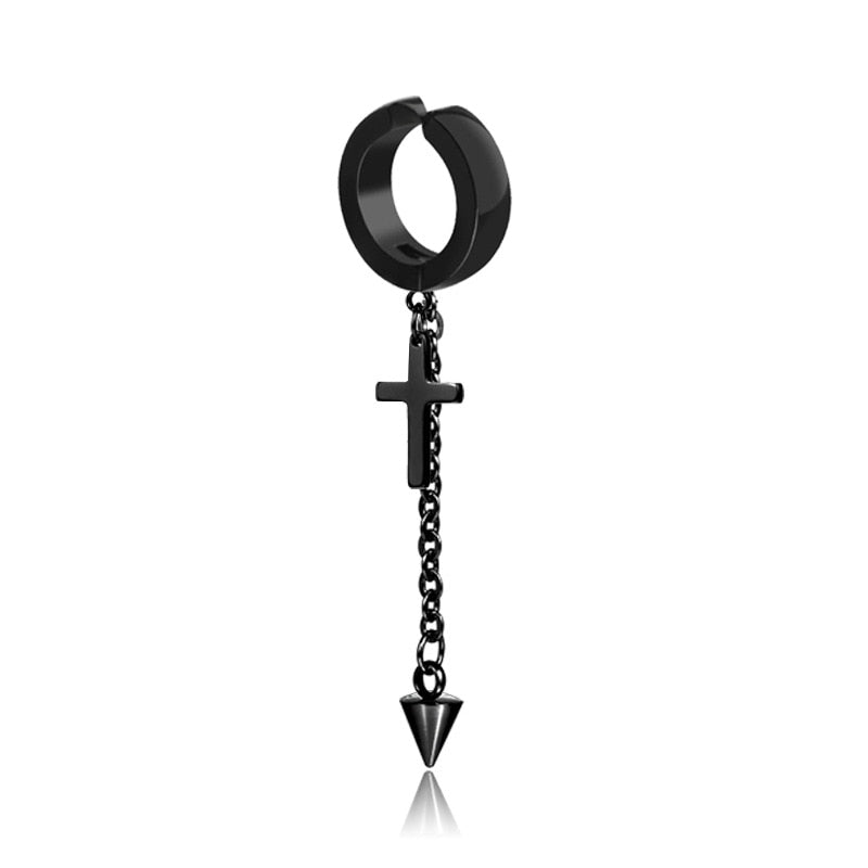 Peris Gems Style 16 Clasp Dangle Earrings for Women | Black Goth Earrings SHEIN Amazon Temu