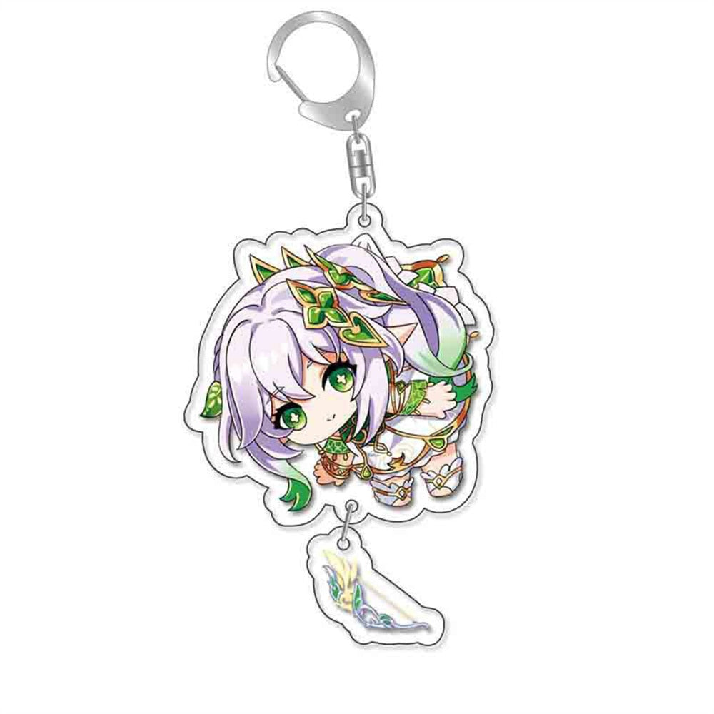 Peris Gems Style 17 Genshin Impact Keychains | Cartoon Cosplay Keychains SHEIN Amazon Temu