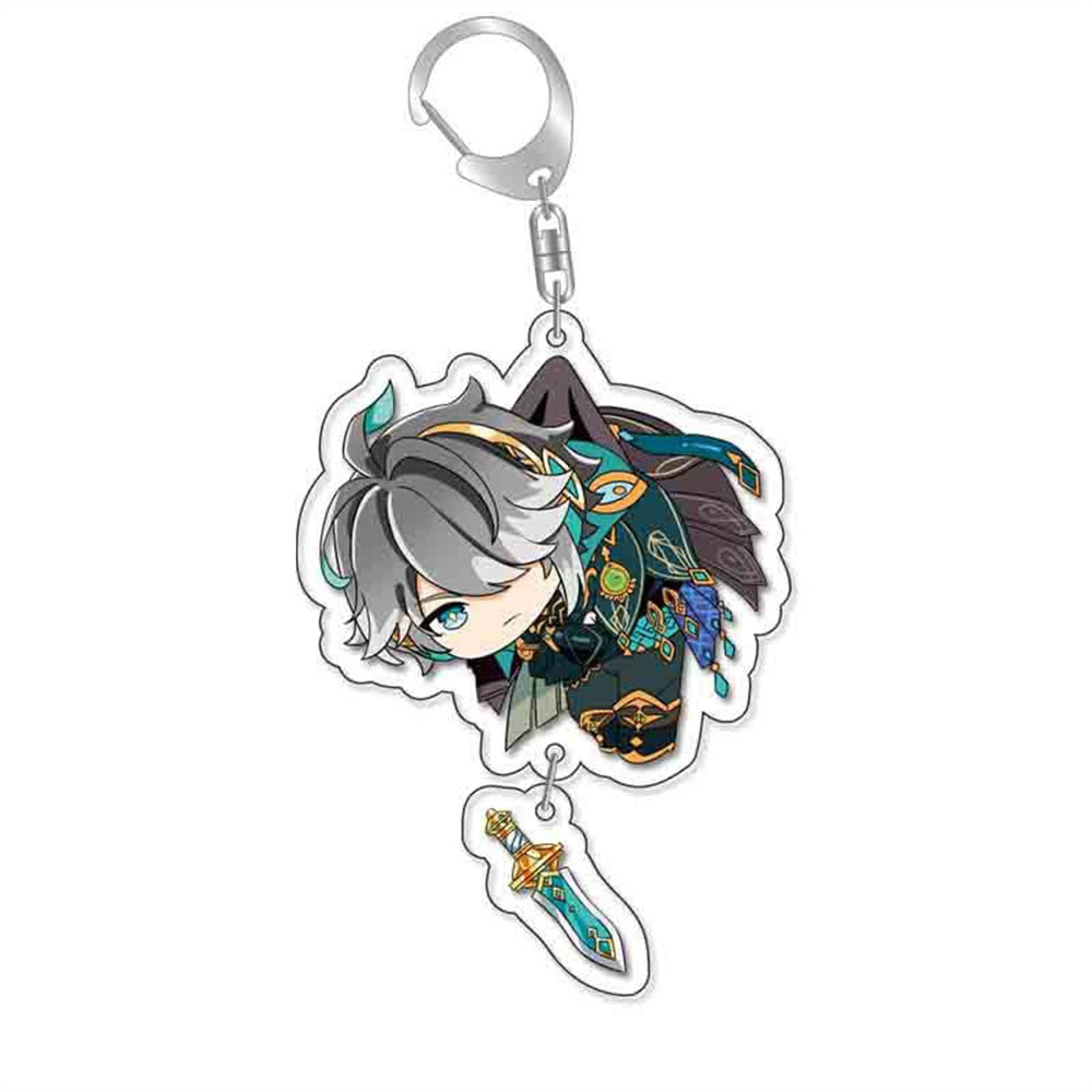 Peris Gems Style 17 Genshin Impact Keychains | Cartoon Cosplay Keychains SHEIN Amazon Temu