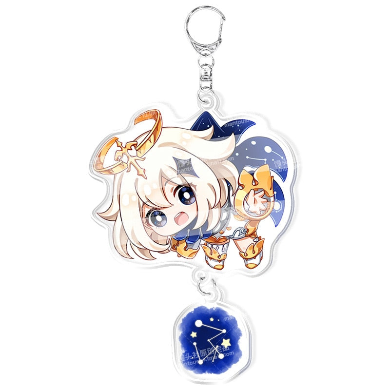 Peris Gems Style 17 Genshin Impact Keychains | Cartoon Cosplay Keychains SHEIN Amazon Temu
