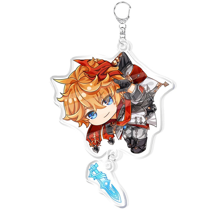 Peris Gems Style 17 Genshin Impact Keychains | Cartoon Cosplay Keychains SHEIN Amazon Temu