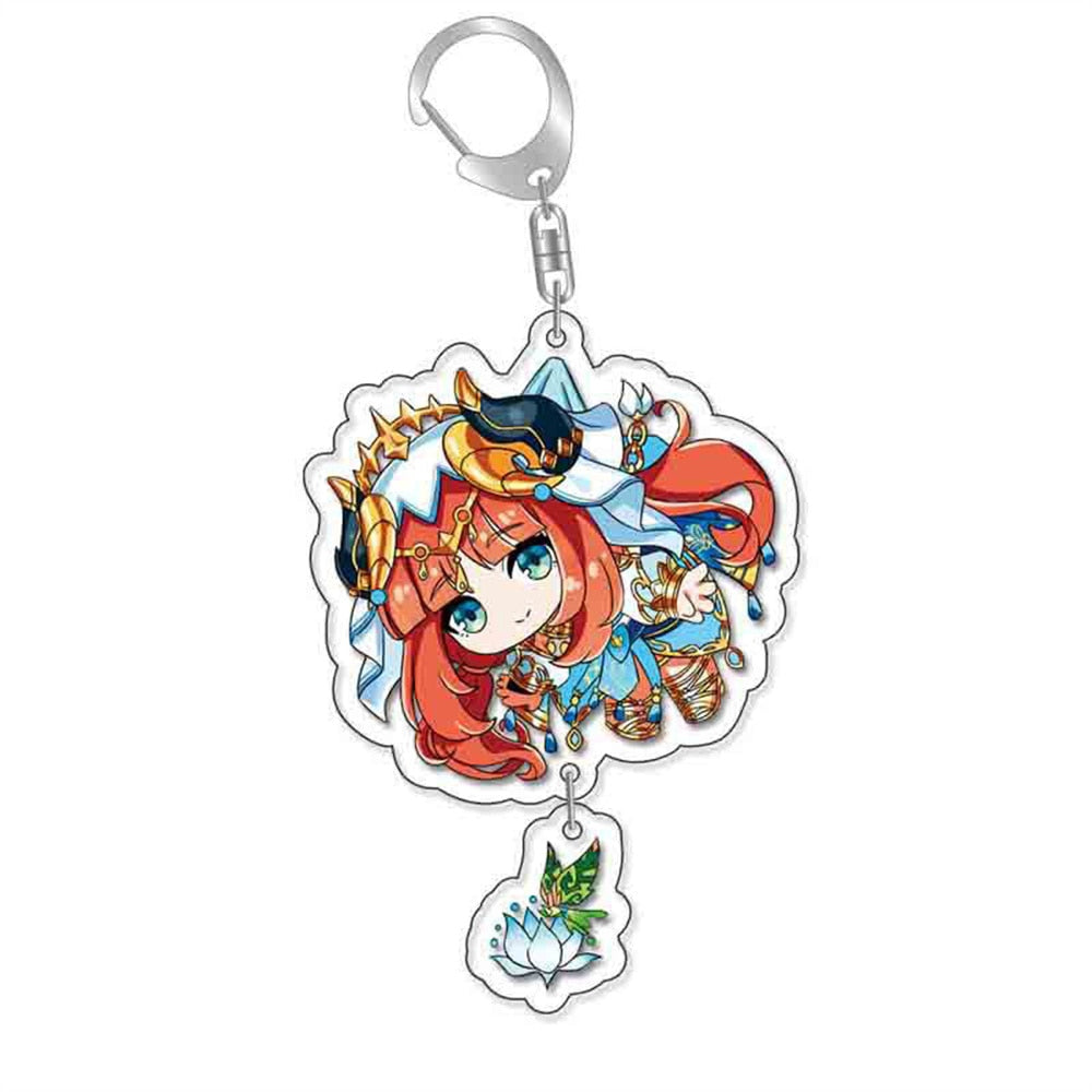 Peris Gems Style 17 Genshin Impact Keychains | Cartoon Cosplay Keychains SHEIN Amazon Temu