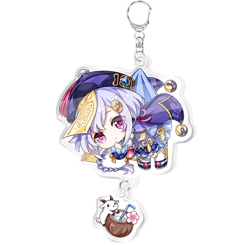 Peris Gems Style 17 Genshin Impact Keychains | Cartoon Cosplay Keychains SHEIN Amazon Temu