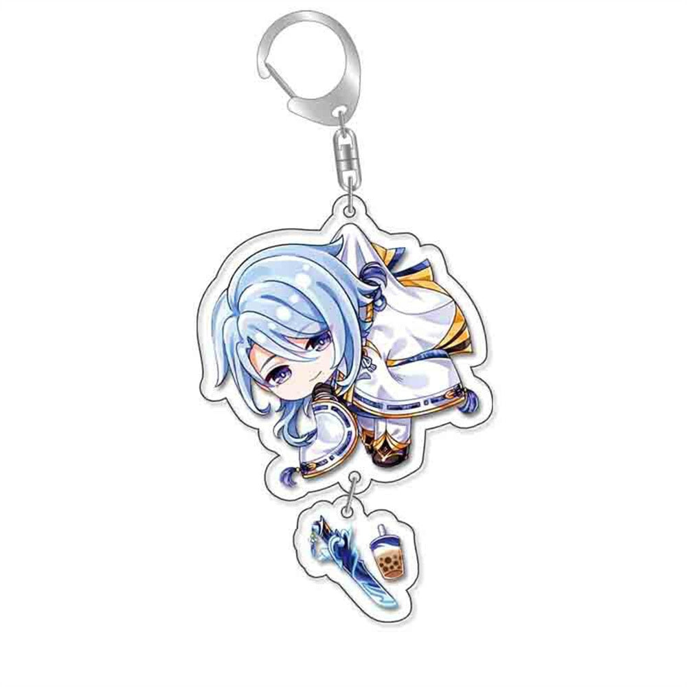 Peris Gems Style 17 Genshin Impact Keychains | Cartoon Cosplay Keychains SHEIN Amazon Temu