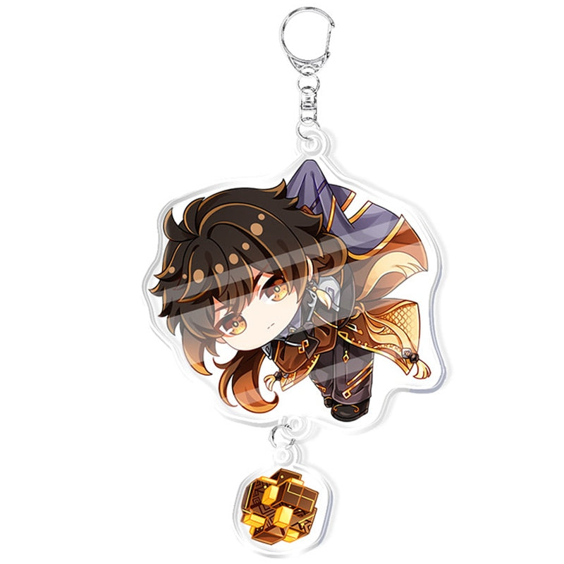 Peris Gems Style 17 Genshin Impact Keychains | Cartoon Cosplay Keychains SHEIN Amazon Temu