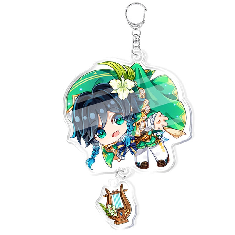 Peris Gems Style 17 Genshin Impact Keychains | Cartoon Cosplay Keychains SHEIN Amazon Temu