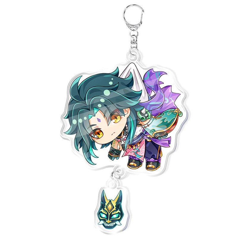 Peris Gems Style 17 Genshin Impact Keychains | Cartoon Cosplay Keychains SHEIN Amazon Temu