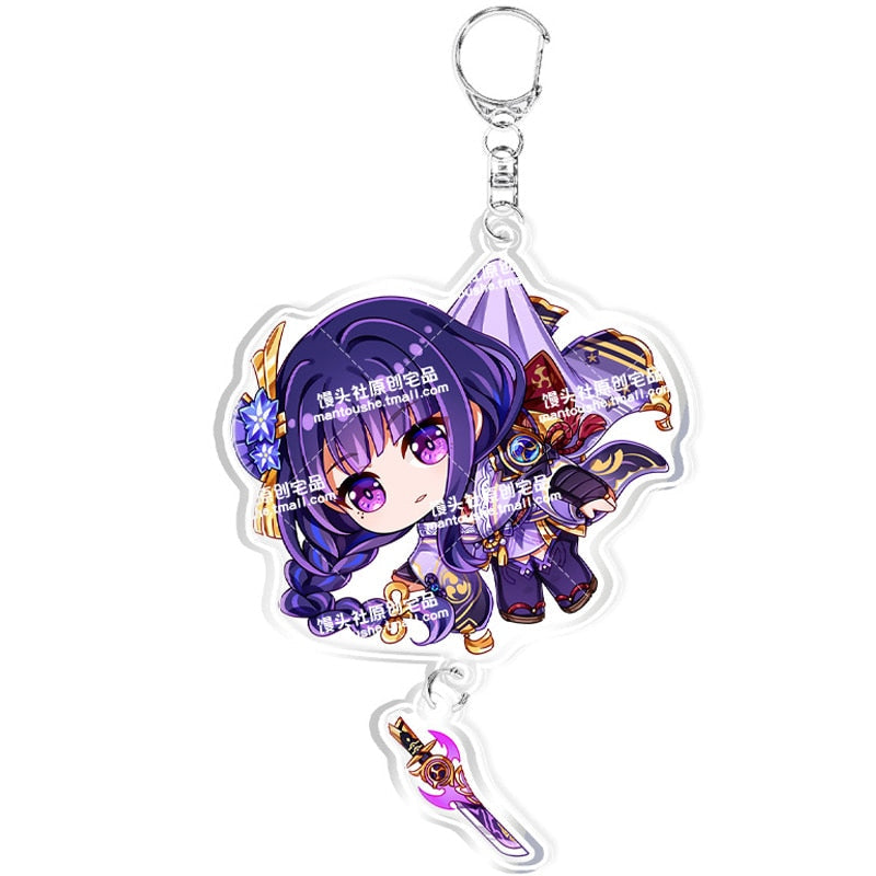 Peris Gems Style 17 Genshin Impact Keychains | Cartoon Cosplay Keychains SHEIN Amazon Temu