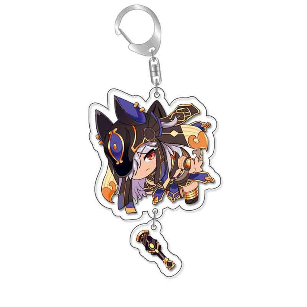 Peris Gems Style 17 Genshin Impact Keychains | Cartoon Cosplay Keychains SHEIN Amazon Temu