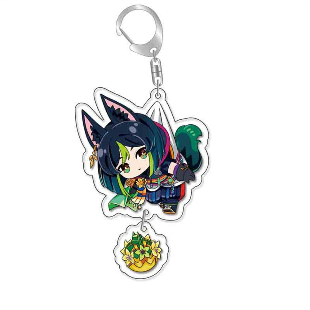 Peris Gems Style 17 Genshin Impact Keychains | Cartoon Cosplay Keychains SHEIN Amazon Temu