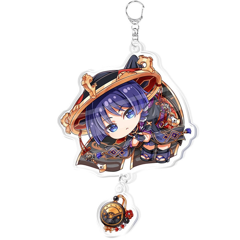 Peris Gems Style 17 Genshin Impact Keychains | Cartoon Cosplay Keychains SHEIN Amazon Temu