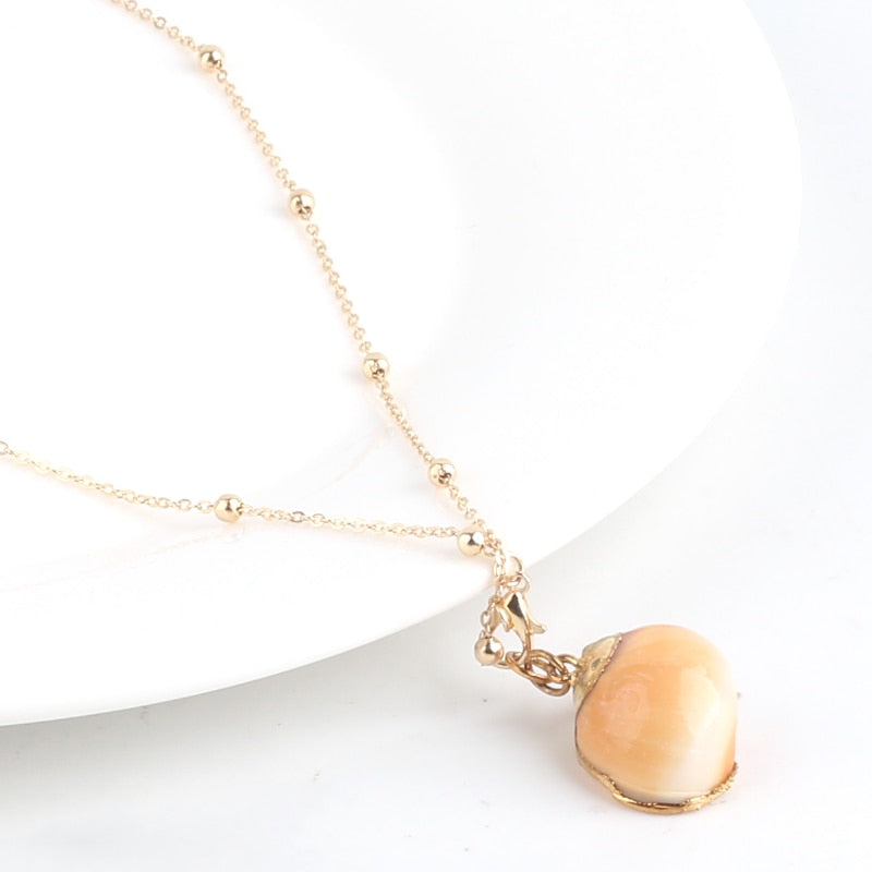 Peris Gems Style 18 Boho Conch Shell Necklace for Women | Gold Seashell Necklace SHEIN Amazon Temu