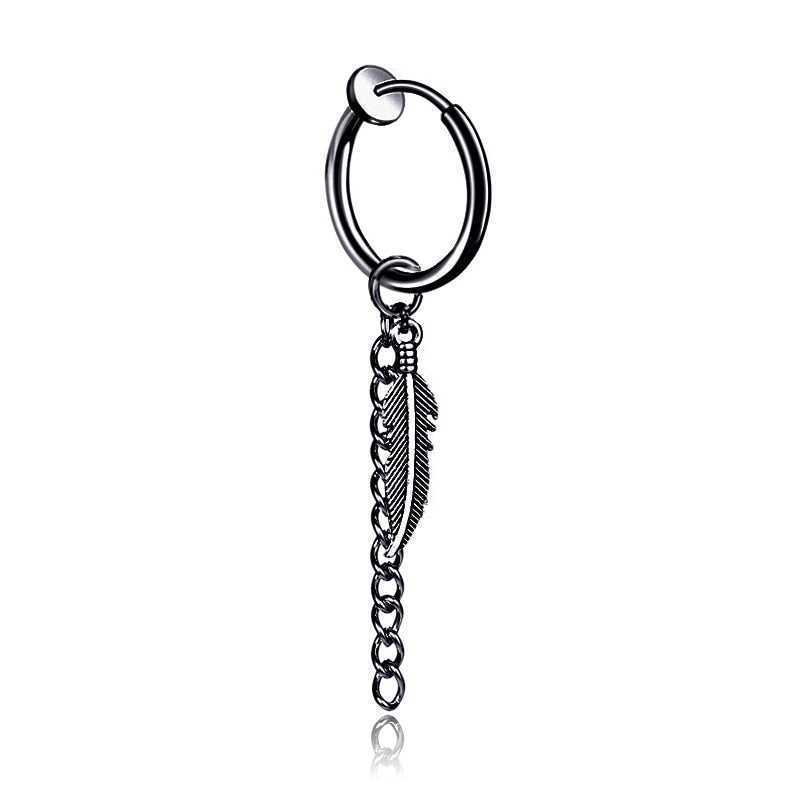 Peris Gems Style 18 Clasp Dangle Earrings for Women | Black Goth Earrings SHEIN Amazon Temu