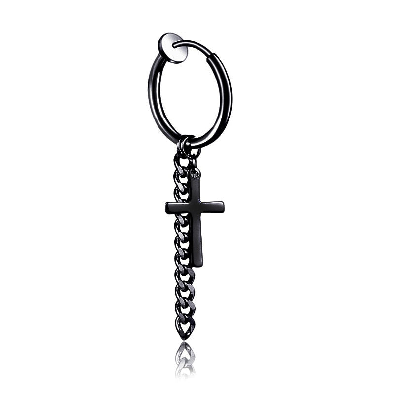 Peris Gems Style 19 Clasp Dangle Earrings for Women | Black Goth Earrings SHEIN Amazon Temu