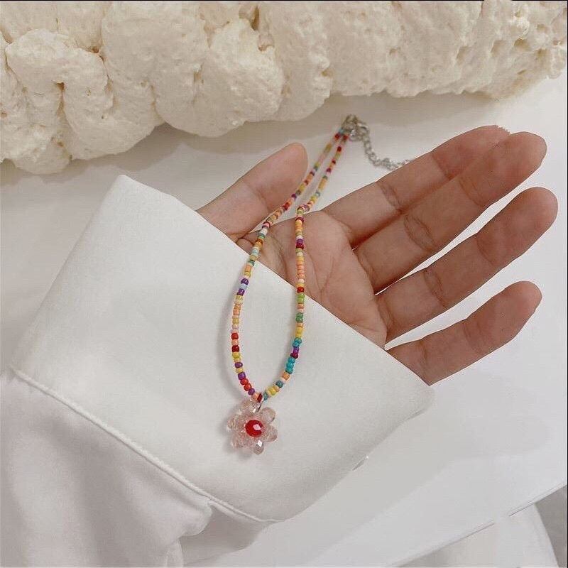 Peris Gems style 2-5 Bohemia Red Cherry Bead Necklaces for Women SHEIN Amazon Temu