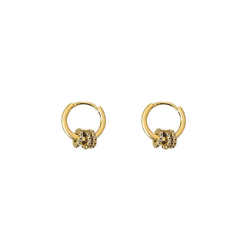 Peris Gems Style-2 Gold Gold Ball Hoop Earrings for Women | Stud Earrings SHEIN Amazon Temu