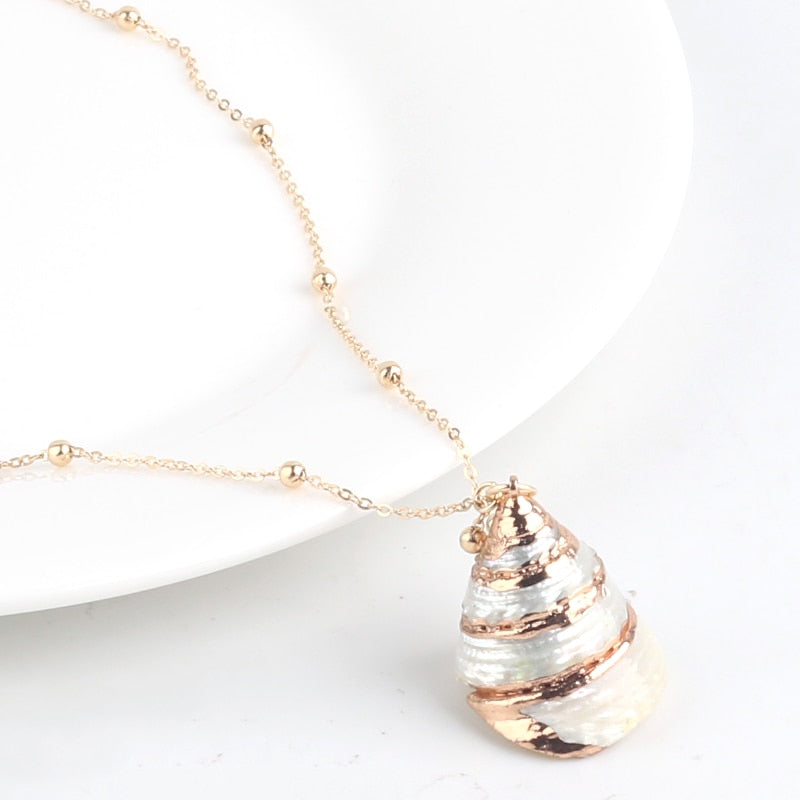 Peris Gems Style 20 Boho Conch Shell Necklace for Women | Gold Seashell Necklace SHEIN Amazon Temu