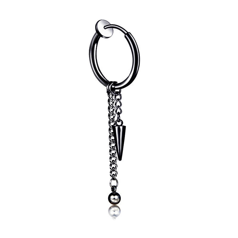 Peris Gems Style 20 Clasp Dangle Earrings for Women | Black Goth Earrings SHEIN Amazon Temu