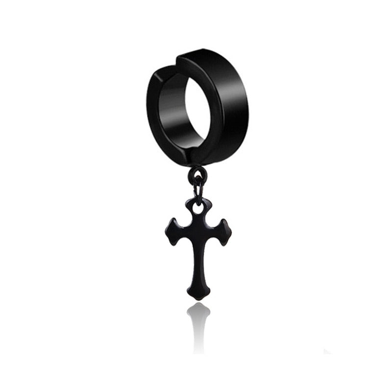 Peris Gems Style 25 Clasp Dangle Earrings for Women | Black Goth Earrings SHEIN Amazon Temu