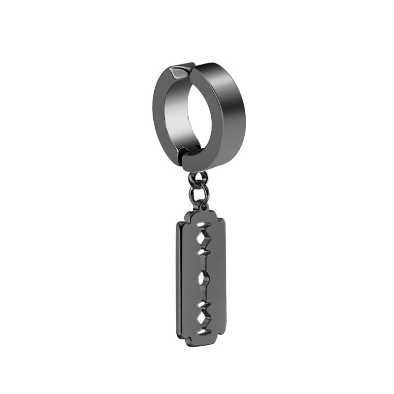 Peris Gems Style 26 Clasp Dangle Earrings for Women | Black Goth Earrings SHEIN Amazon Temu