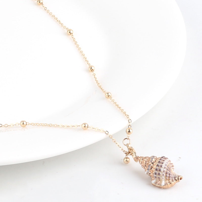 Peris Gems Style 27 Boho Conch Shell Necklace for Women | Gold Seashell Necklace SHEIN Amazon Temu