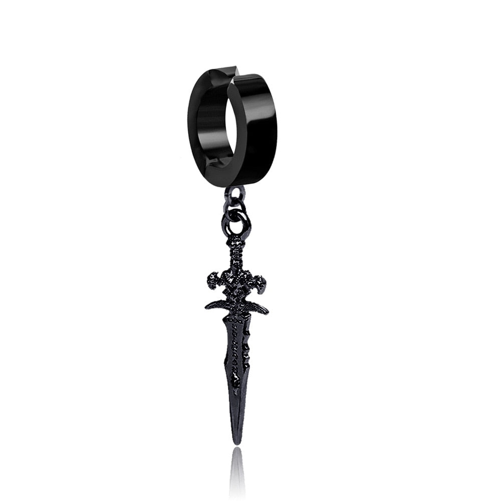 Peris Gems Style 27 Clasp Dangle Earrings for Women | Black Goth Earrings SHEIN Amazon Temu