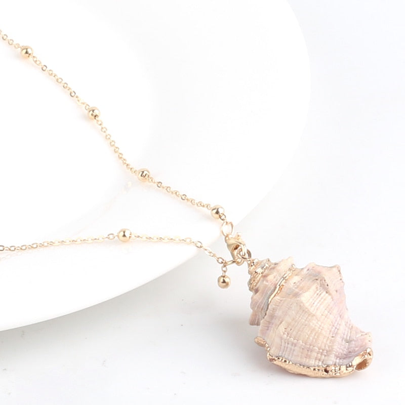 Peris Gems Style 28 Boho Conch Shell Necklace for Women | Gold Seashell Necklace SHEIN Amazon Temu