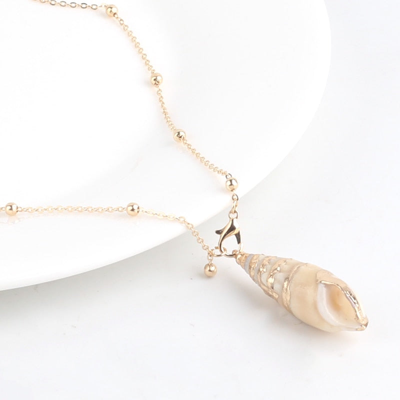 Peris Gems Style 29 Boho Conch Shell Necklace for Women | Gold Seashell Necklace SHEIN Amazon Temu