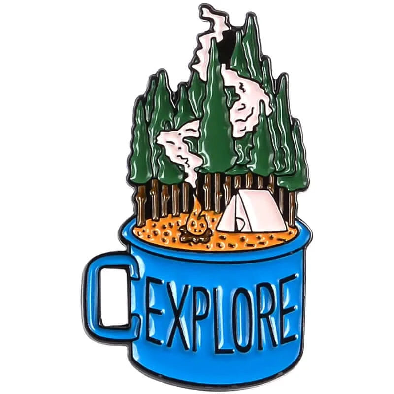 Peris Gems Style 3 Adventure Travel Lover Theme Lapel Pin Badges Unisex SHEIN Amazon Temu