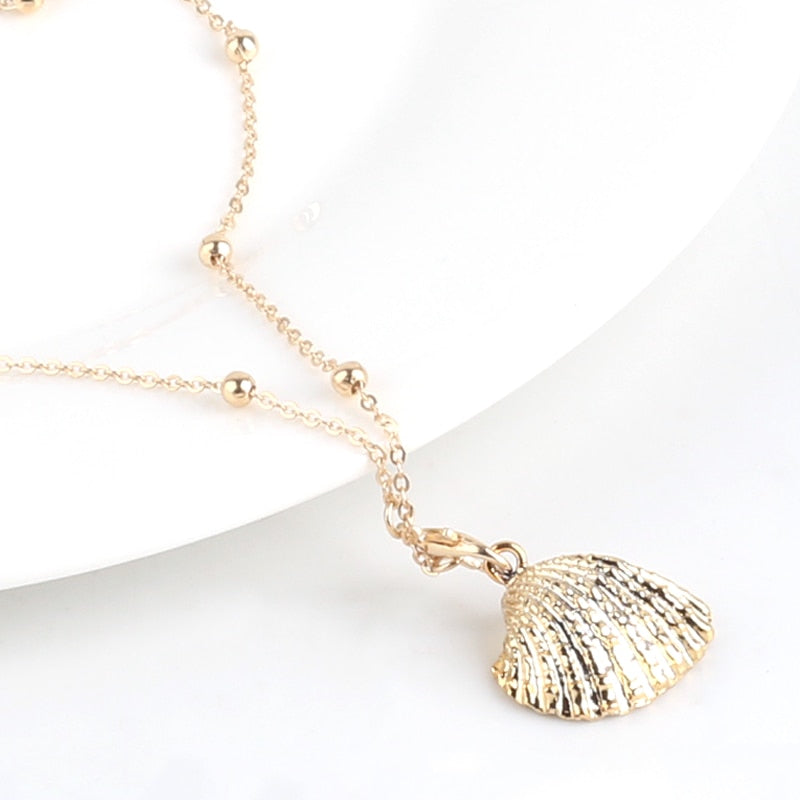 Peris Gems Style 3 Boho Conch Shell Necklace for Women | Gold Seashell Necklace SHEIN Amazon Temu