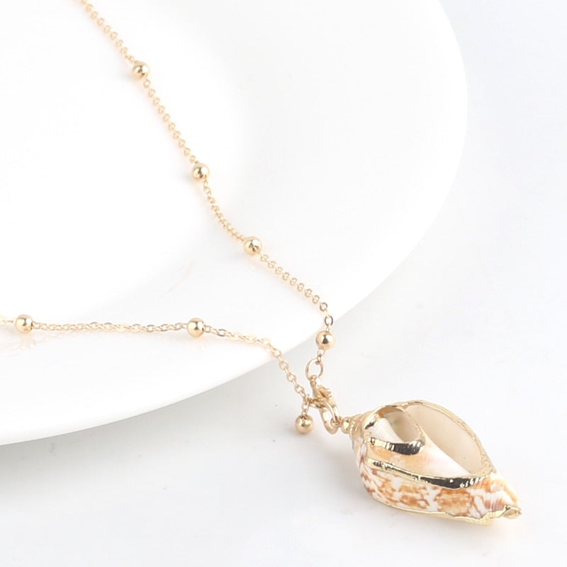 Peris Gems Style 31 Boho Conch Shell Necklace for Women | Gold Seashell Necklace SHEIN Amazon Temu