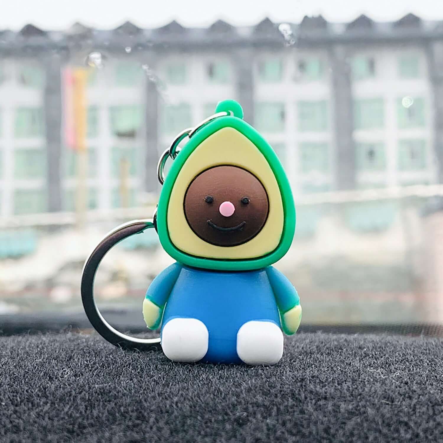 Peris Gems Style 4 Avocado Keychains | Cute Smiling Heart Avocado Avocado Keychains | Cute Smiling Heart Avocado Keyring SHEIN Amazon Temu